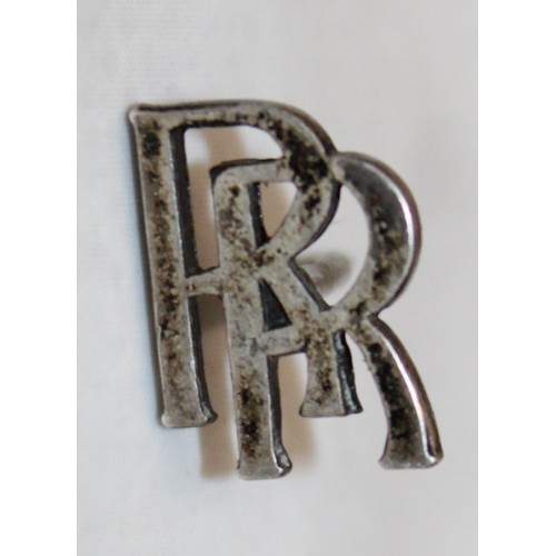 610 - Silver ROLLS ROYCE Collectable Pin Badge (Back Not Silver)