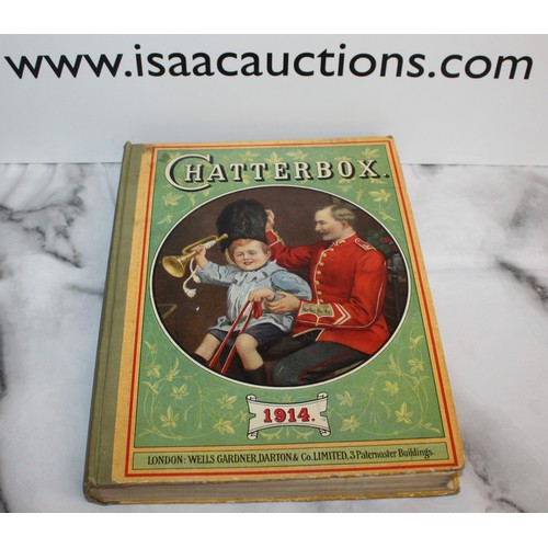 284 - Antique Six Chatterbox Books Dated 1906-1914