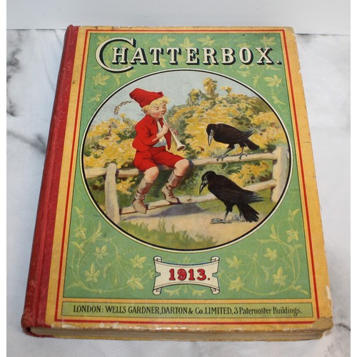 284 - Antique Six Chatterbox Books Dated 1906-1914