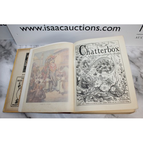 284 - Antique Six Chatterbox Books Dated 1906-1914