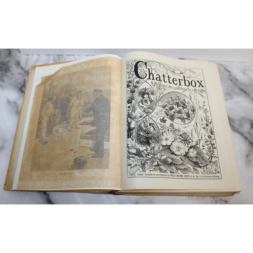 284 - Antique Six Chatterbox Books Dated 1906-1914