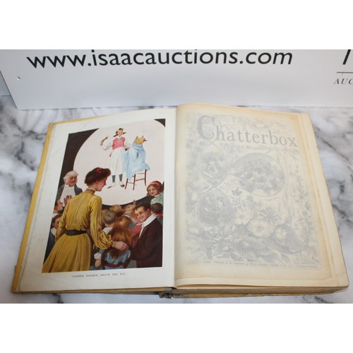 284 - Antique Six Chatterbox Books Dated 1906-1914