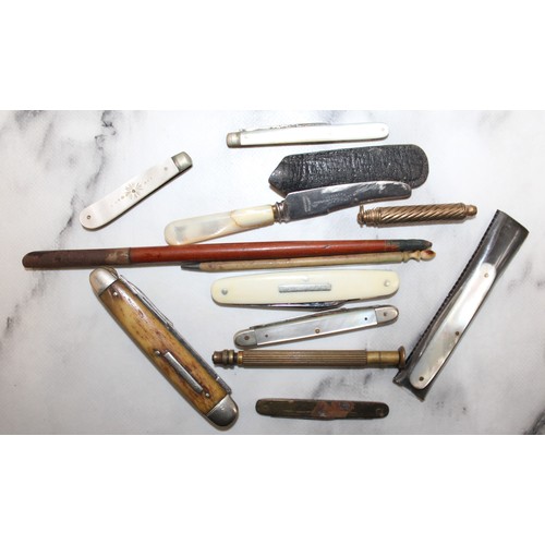 194 - Mixed Collectable Items Inc- Pen Knifes Etc