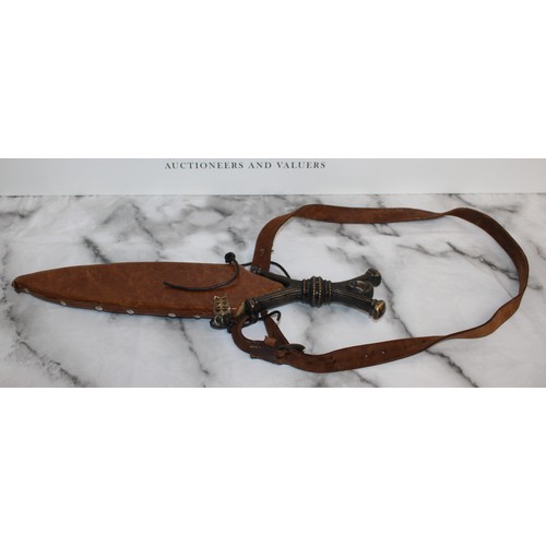 196 - Ceremonial Knife In Sheath
Length 44cm
COLLECTION ONLY 18's And Over
ID WILL BE NEEDED UPON COLLECTI... 