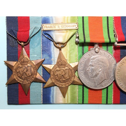 582 - WWII Medal Group of 5 Including Air Efficiency Award - CPL J M ROBINSON AAF