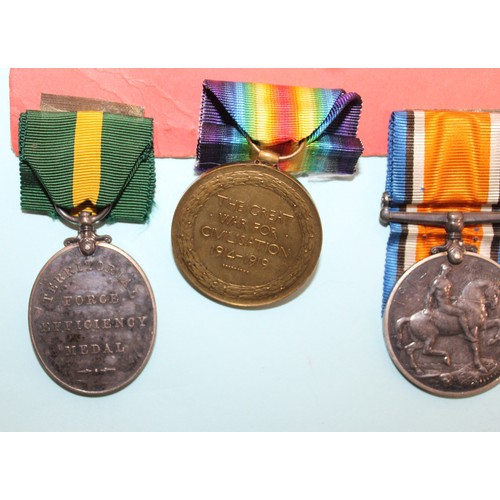 586 - WWI Military Medal Group of 5 - SJT  W H TEATUM RAMC

Includes
Military Medal
1914 Star Trio
Territo... 