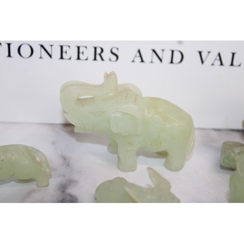 52 - Jade Collectable Animals Tallest 5.5cm
Various Conditions