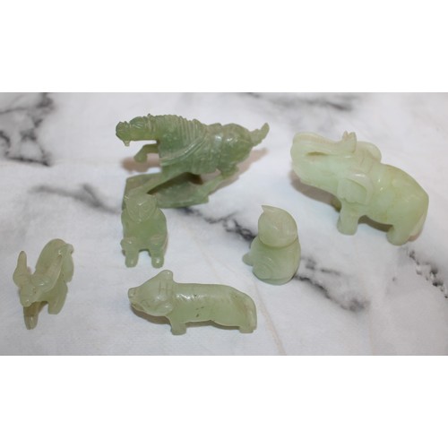 52 - Jade Collectable Animals Tallest 5.5cm
Various Conditions