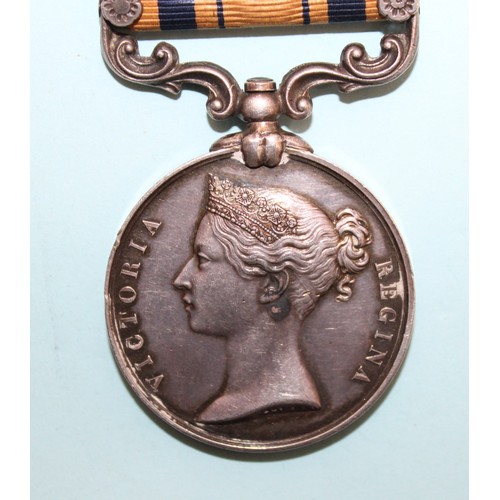 594 - South Africa Medal with 1879 Bar - Awarded to 3075 PTE J NIXEY 3/60TH FOOT