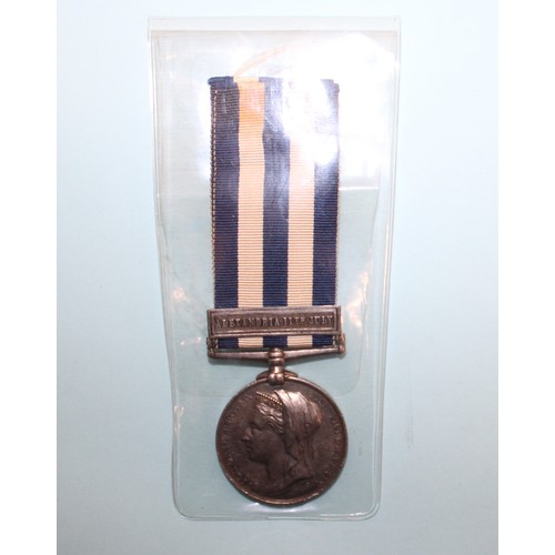 599 - Egypt Medal 1882-89 with Single Clasp - Named on Rim