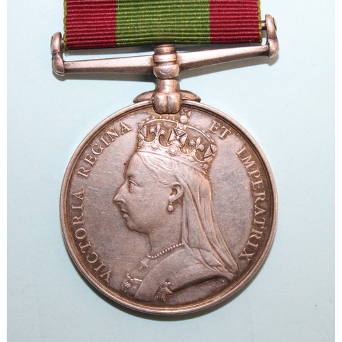 600 - 1881 Afghanistan Medal with Ribbon - Awarded to 32.B/373 PTE W SCRIVENER, 1/12TH REGT