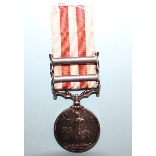 603 - 1858 Indian Mutiny Medal with 2 Bars - Awarded to CORPL J.B. CRAYMER, BENGAL SAPRS & MINERS