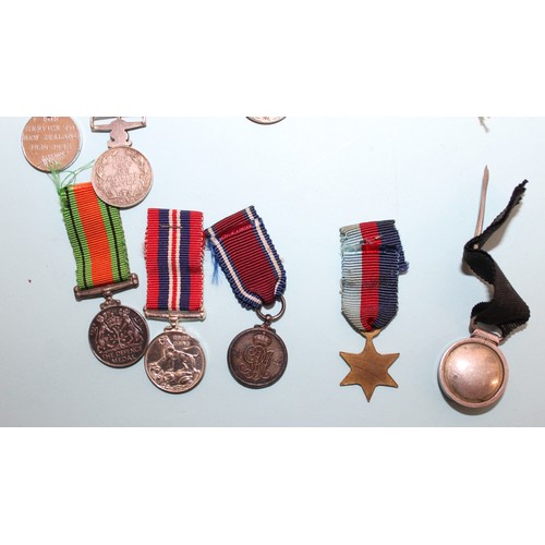 634 - British Miniature Medals - Includes Coronation and Jubilee - As Found