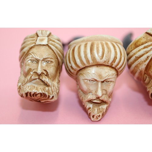 18 - 4 x Boxed Meerschaum Pipes