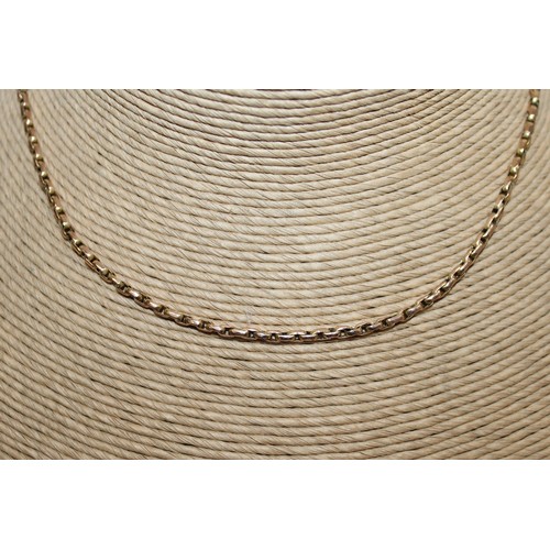 858 - Antique Link Chain Stamped 9C Gold Total Weight-7.61g