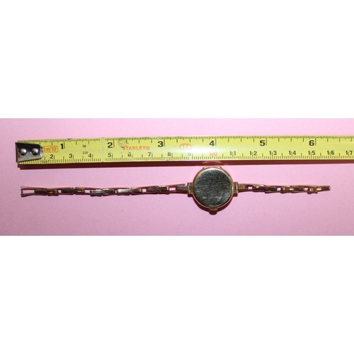 859 - Antique Stamped 15. 625 Watch Case & Stamped 9ct Strap Total Weight 13.05g Boxed
Untested