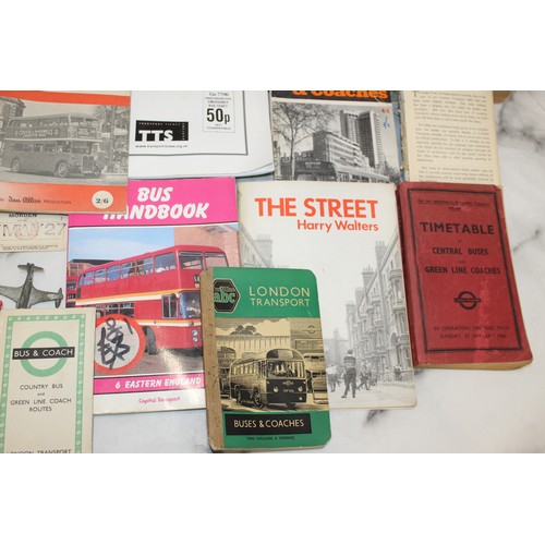 26 - A Collection Of Bus memorabilia Including Maps Of London Underground, Books, Tickets, Photos And Oth... 