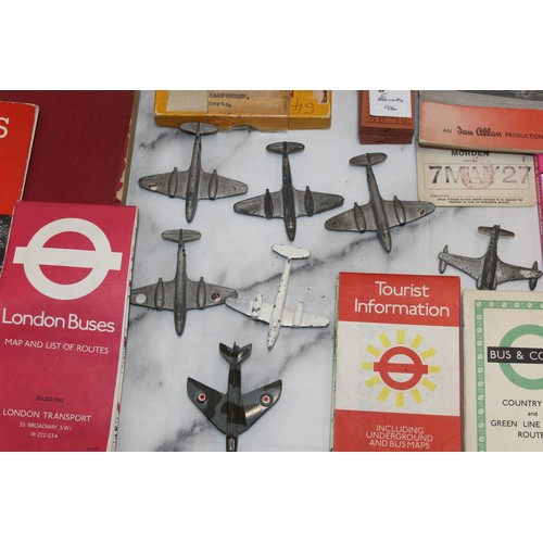 26 - A Collection Of Bus memorabilia Including Maps Of London Underground, Books, Tickets, Photos And Oth... 