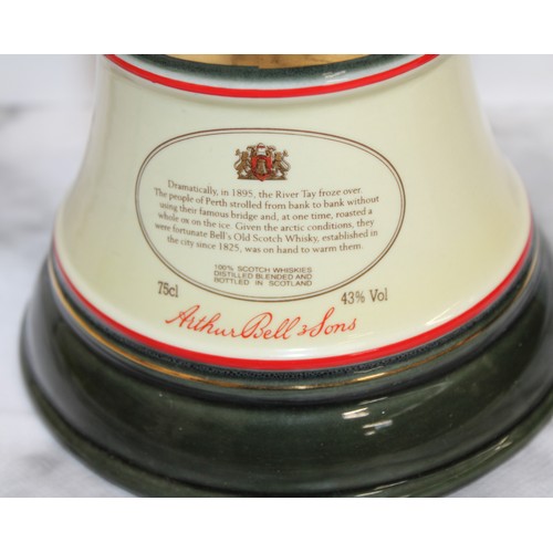 7 - A Collectable Boxed Christmas 1989 Extra Special Bell's Whisky In A Wade Porcelain Decanter (Unopene... 