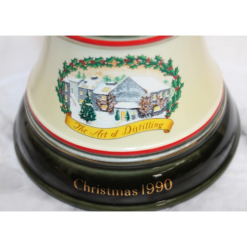 10 - A Collectable Boxed 1990 Christmas Extra Special Bell's Whisky In A Wade Porcelain Decanter (Unopene... 