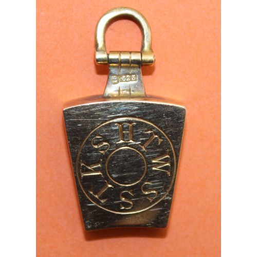 Stamped 15 .625 Gold Masonic Medal/Keystone Pendant Total Weight-4.96g ...