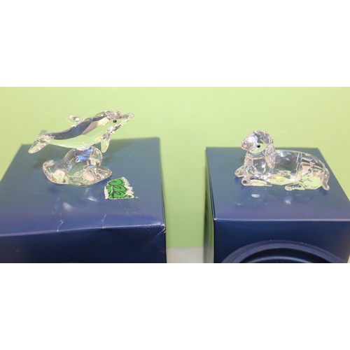 245 - Two Boxed SWAROVSKI Items Inc- Dolphin & Mother Sheep Lying