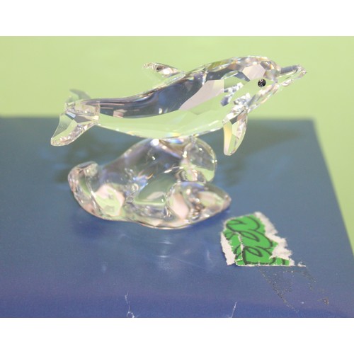 245 - Two Boxed SWAROVSKI Items Inc- Dolphin & Mother Sheep Lying
