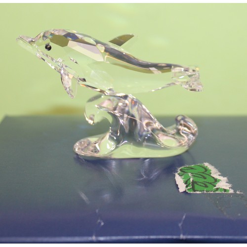 245 - Two Boxed SWAROVSKI Items Inc- Dolphin & Mother Sheep Lying