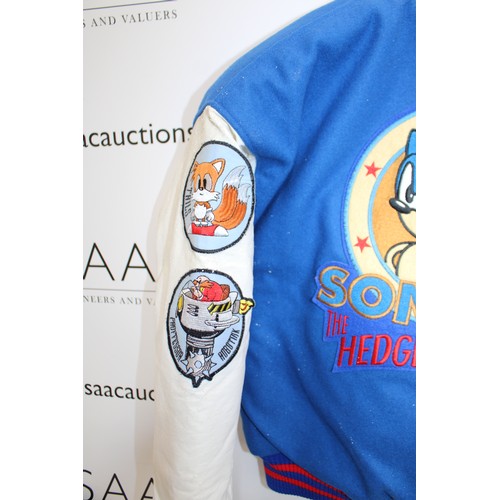 251 - SONIC The Hedgehog 2 PROMOTIONAL Clothing Inc Two x T-Shirts Size Small & Medium/Coat Size 30/32