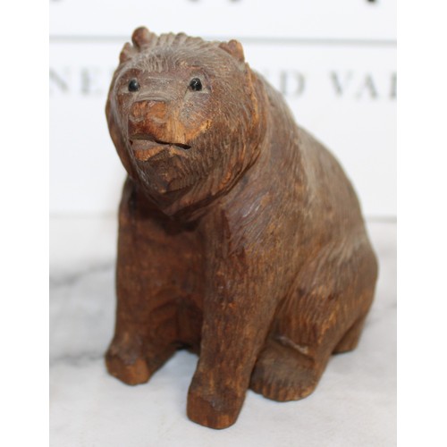 287 - Carved Black Forest Bear
Height 9.5cm