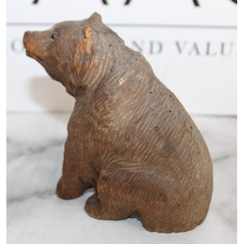 287 - Carved Black Forest Bear
Height 9.5cm