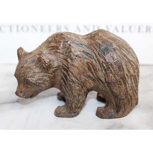 288 - Carved Black Forest Bear
Height 8cm