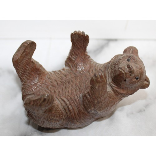 290 - Carved Black Forest Bear
Height 6.5cm