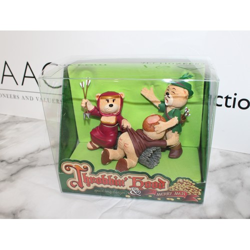 257 - WARNING ADULT CONTENT 2 x Boxed -BAD TASTE BEARS- By Peter Underhill Inc: Throbbin hood Special Limi... 