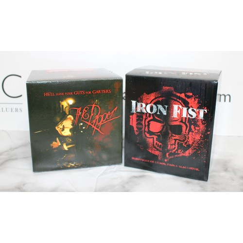 262 - WARNING ADULT CONTENT 2 x Boxed -BAD TASTE BEARS- By Peter Underhill Inc: The Ripper And Iron First