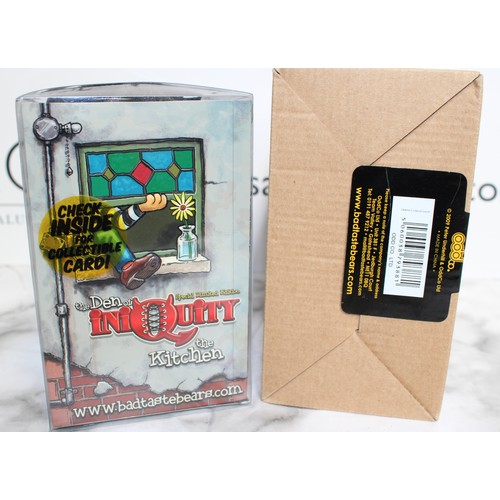 265 - WARNING ADULT CONTENT 2 x Boxed BAD TASTE BEARS By Peter Underhill Inc: Santa's Little Sweaters! And... 