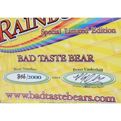 266 - WARNING ADULT CONTENT 2 x Boxed BAD TASTE BEARS By Peter Underhill Inc: Dorothy 'Somewhere Bent Over... 