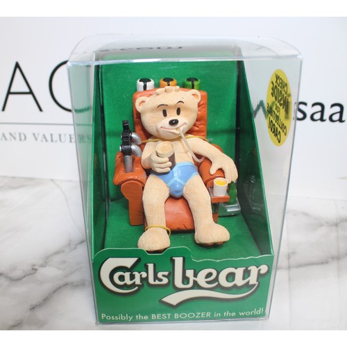 269 - WARNING ADULT CONTENT 2 x Boxed BAD TASTE BEARS By Peter Underhill Inc: Carl And Wayne
