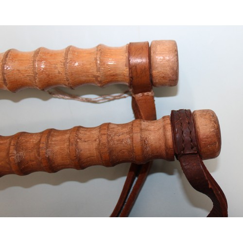 284 - 2 x Wooden Police Truncheons Length 61cm