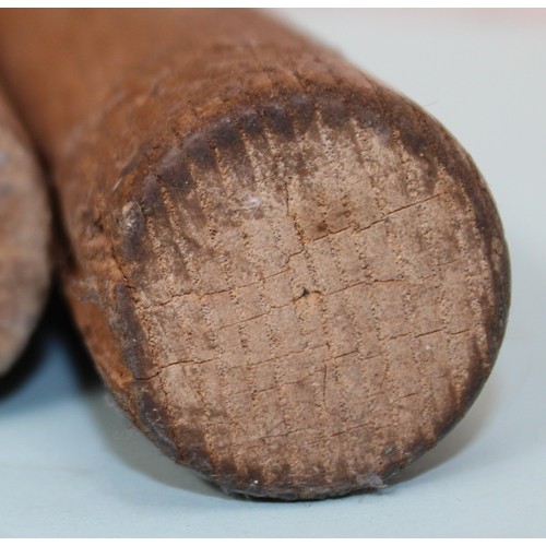 284 - 2 x Wooden Police Truncheons Length 61cm