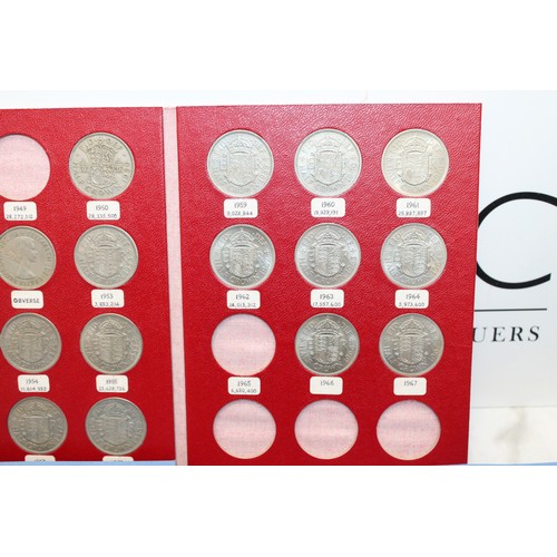 A Large Quantity Of Collectable Coins In Folders Inc: Pennies/Half ...