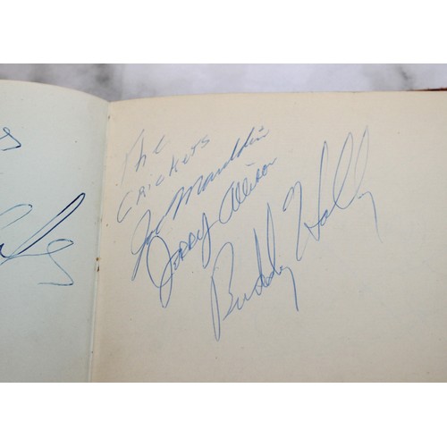 311 - A Collectable Rare Autograph Of Buddy Holly With A Certificate Of Authenticity In: Sheet Music To A ... 