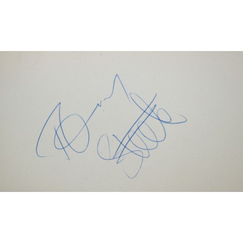 311 - A Collectable Rare Autograph Of Buddy Holly With A Certificate Of Authenticity In: Sheet Music To A ... 