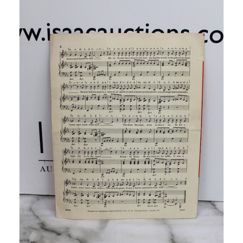 311 - A Collectable Rare Autograph Of Buddy Holly With A Certificate Of Authenticity In: Sheet Music To A ... 