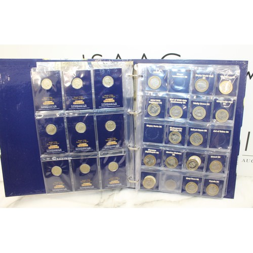 A Collectable Change Checker Album Containing 17 One Pound/19 Two Pound ...
