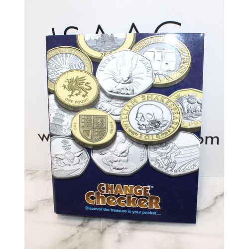 A Collectable Change Checker Album Containing 17 One Pound/19 Two Pound ...