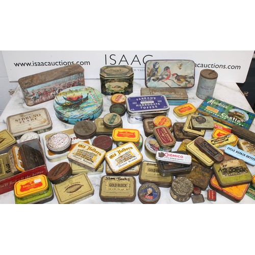 89 - A Quantity Of Mixed Collectable Advertising Tins Some With Contents Various Conditions As Found