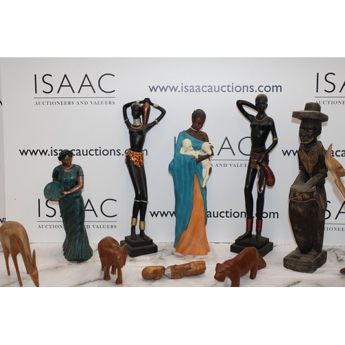 98 - A Quantity Of Collectable Item Including Figures, Animals, A Soul Journey Figurine Etc  Height Of Ta... 