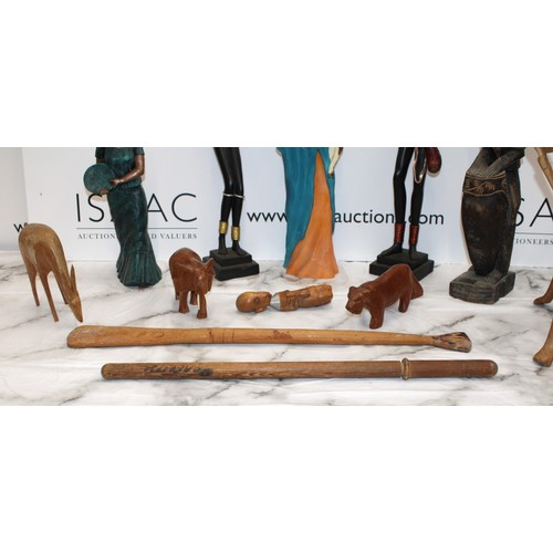 98 - A Quantity Of Collectable Item Including Figures, Animals, A Soul Journey Figurine Etc  Height Of Ta... 