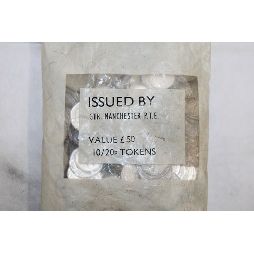 106 - An Un-Opened Bag Of National Railway Transport Tokens